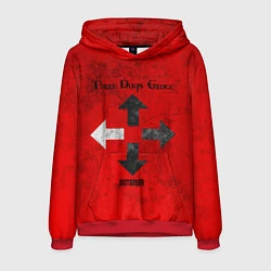 Толстовка-худи мужская Three Days Grace, цвет: 3D-красный
