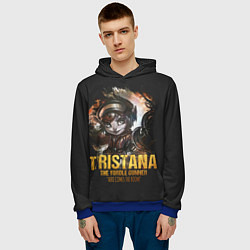 Толстовка-худи мужская Tristana, цвет: 3D-синий — фото 2