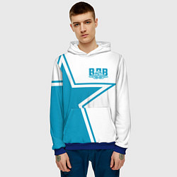 Толстовка-худи мужская ВДВ, цвет: 3D-синий — фото 2