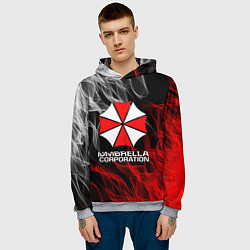 Толстовка-худи мужская UMBRELLA CORP, цвет: 3D-меланж — фото 2