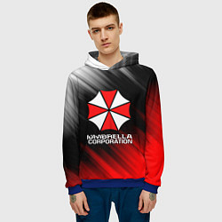 Толстовка-худи мужская UMBRELLA CORP, цвет: 3D-синий — фото 2