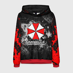 Толстовка-худи мужская UMBRELLA CORP, цвет: 3D-красный