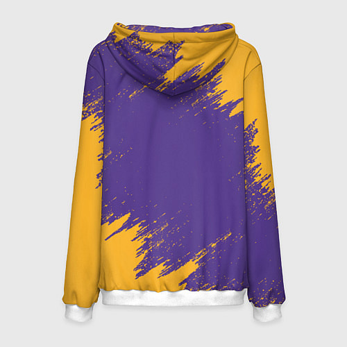 Мужская толстовка LA LAKERS / 3D-Белый – фото 2