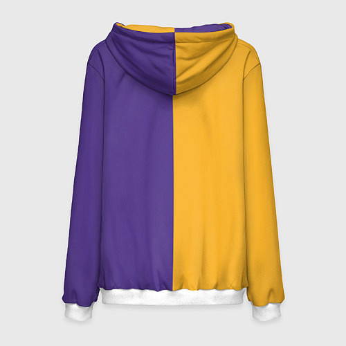 Мужская толстовка LA LAKERS / 3D-Белый – фото 2