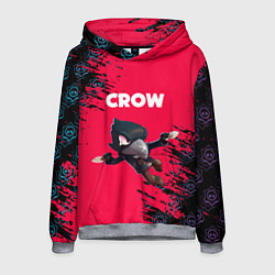 Толстовка-худи мужская BRAWL STARS CROW, цвет: 3D-меланж