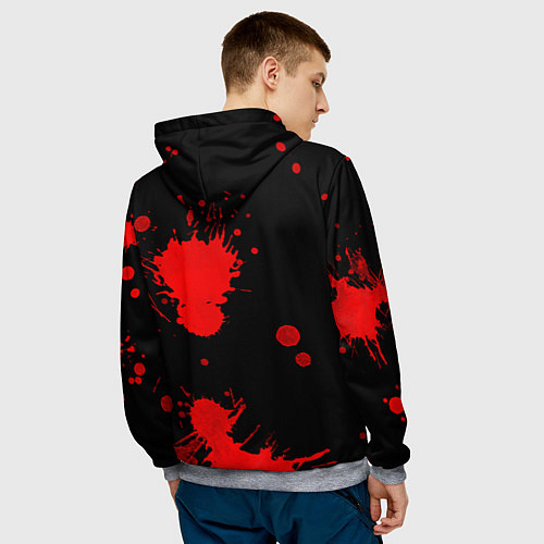 Мужская толстовка UMBRELLA CORP / 3D-Меланж – фото 4