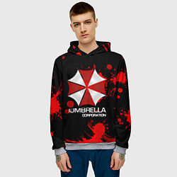 Толстовка-худи мужская UMBRELLA CORP, цвет: 3D-меланж — фото 2