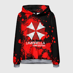 Толстовка-худи мужская UMBRELLA CORP, цвет: 3D-меланж