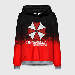 Толстовка-худи мужская UMBRELLA CORP, цвет: 3D-меланж