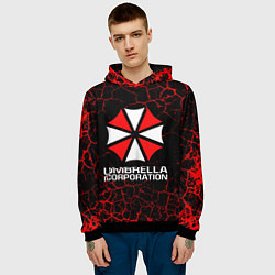 Толстовка-худи мужская UMBRELLA CORPORATION, цвет: 3D-черный — фото 2