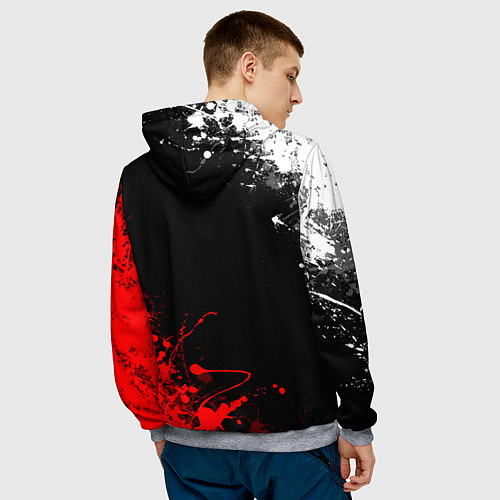 Мужская толстовка UMBRELLA CORPORATION / 3D-Меланж – фото 4