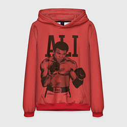 Толстовка-худи мужская Ali, цвет: 3D-красный