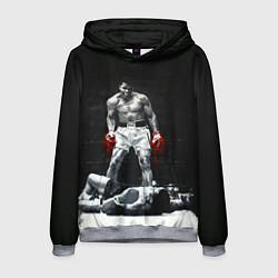 Толстовка-худи мужская Muhammad Ali, цвет: 3D-меланж
