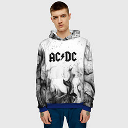 Толстовка-худи мужская ACDC, цвет: 3D-синий — фото 2