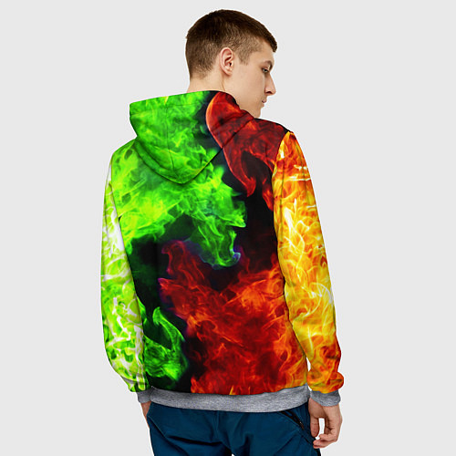 Мужская толстовка APEX LEGENDS / 3D-Меланж – фото 4