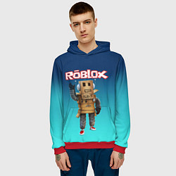 Толстовка-худи мужская ROBLOX, цвет: 3D-красный — фото 2