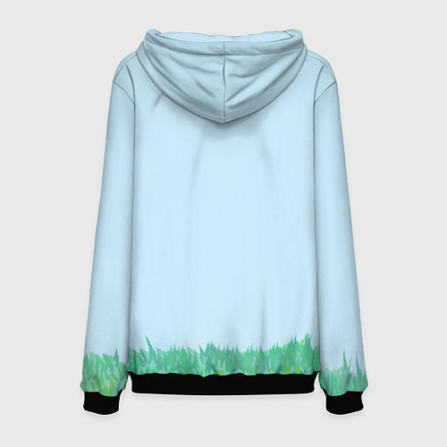 Мужская толстовка Корги / 3D-Черный – фото 2