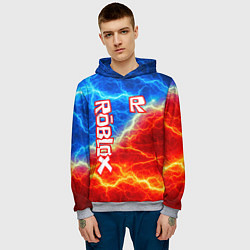 Толстовка-худи мужская ROBLOX, цвет: 3D-меланж — фото 2