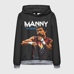 Толстовка-худи мужская Manny, цвет: 3D-меланж