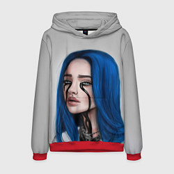 Толстовка-худи мужская BILLIE EILISH, цвет: 3D-красный