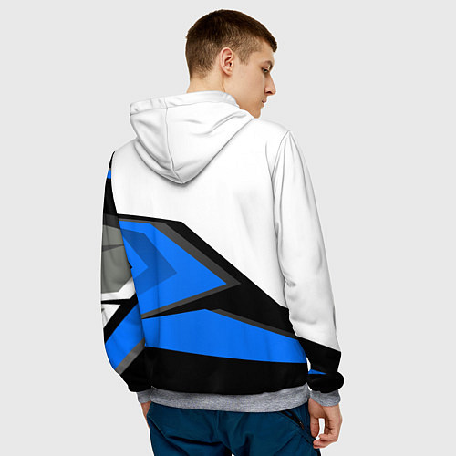 Мужская толстовка Mercedes-Benz / 3D-Меланж – фото 4