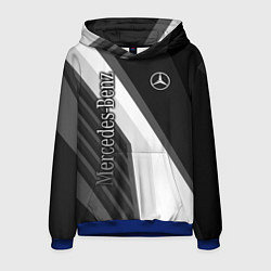 Толстовка-худи мужская Mercedes-Benz, цвет: 3D-синий