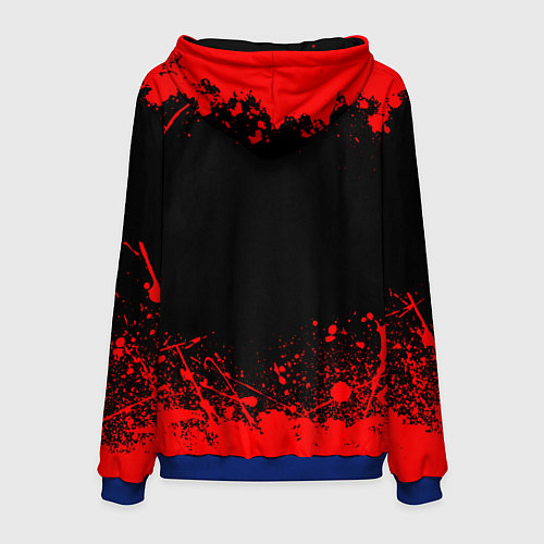 Мужская толстовка АНАРХИЯ / 3D-Синий – фото 2