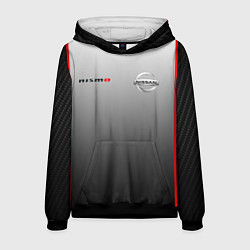 Толстовка-худи мужская NISSAN NISMO, цвет: 3D-черный