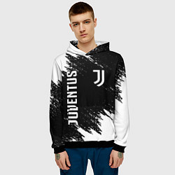 Толстовка-худи мужская JUVENTUS, цвет: 3D-черный — фото 2