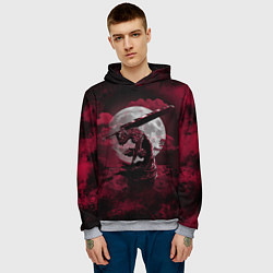 Толстовка-худи мужская BERSERK, цвет: 3D-меланж — фото 2