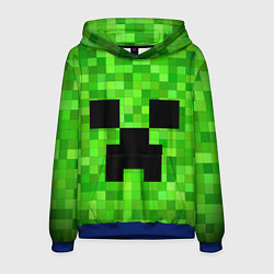 Толстовка-худи мужская MINECRAFT, цвет: 3D-синий