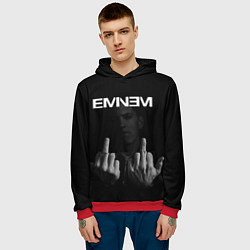 Толстовка-худи мужская EMINEM, цвет: 3D-красный — фото 2