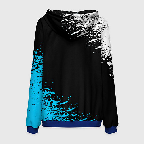 Мужская толстовка PORTAL / 3D-Синий – фото 2