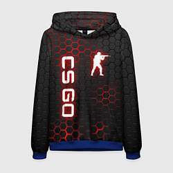 Толстовка-худи мужская CS GO, цвет: 3D-синий
