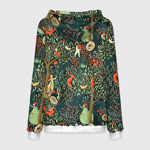 Мужская толстовка Abstraction Pattern / 3D-Белый – фото 2