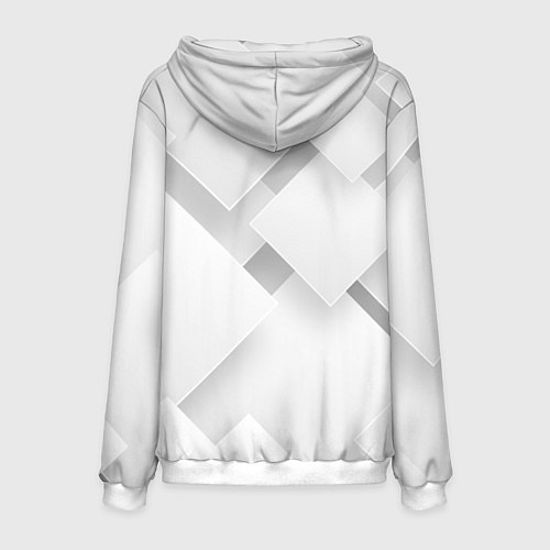 Мужская толстовка Геометрическая Абстракция / 3D-Белый – фото 2
