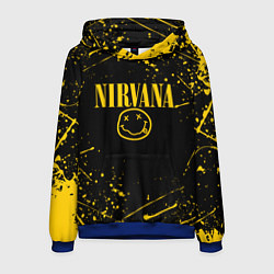 Толстовка-худи мужская NIRVANA, цвет: 3D-синий