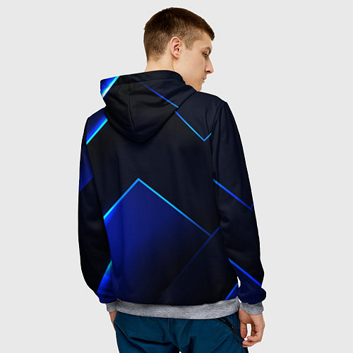 Мужская толстовка Fortnite Meowscles Shadow / 3D-Меланж – фото 4