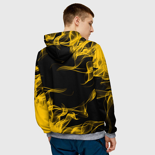 Мужская толстовка ПОШЛАЯ МОЛЛИ / 3D-Меланж – фото 4