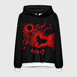 Толстовка-худи мужская BERSERK, цвет: 3D-белый