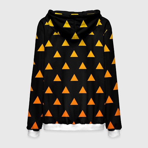 Мужская толстовка ЗЕНИЦУ КИМОНО / 3D-Белый – фото 2