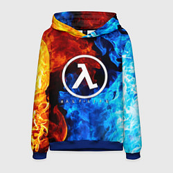 Толстовка-худи мужская HALF-LIFE, цвет: 3D-синий