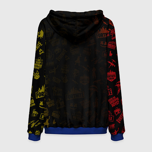 Мужская толстовка Fortnite Durrr Burger / 3D-Синий – фото 2