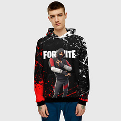Толстовка-худи мужская FORTNITE IKONIK, цвет: 3D-черный — фото 2