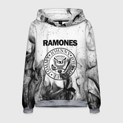 Толстовка-худи мужская RAMONES, цвет: 3D-меланж