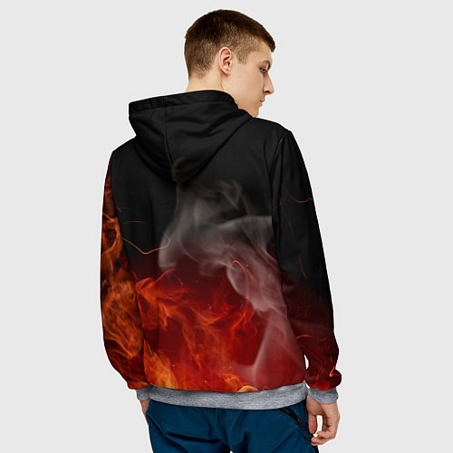 Мужская толстовка Ozzy Osbourne / 3D-Меланж – фото 4