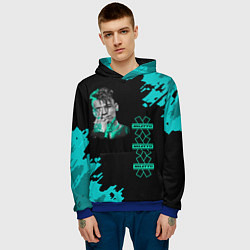 Толстовка-худи мужская NILETTO, цвет: 3D-синий — фото 2