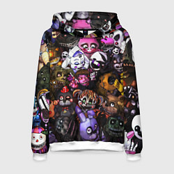 Толстовка-худи мужская Five Nights At Freddy's, цвет: 3D-белый