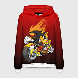 Толстовка-худи мужская Ёж Шедоу, цвет: 3D-белый