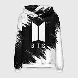 Толстовка-худи мужская BTS, цвет: 3D-белый